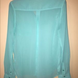 Sheer Button Up Shirt